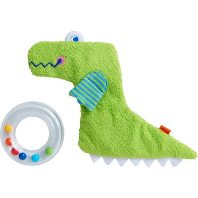 Crocodile Rattle with Removable Teething Ring - HABA USA