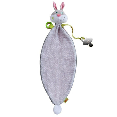 Cuddly Bunny Hops Snuggly Lovey Baby Blankie - HABA USA