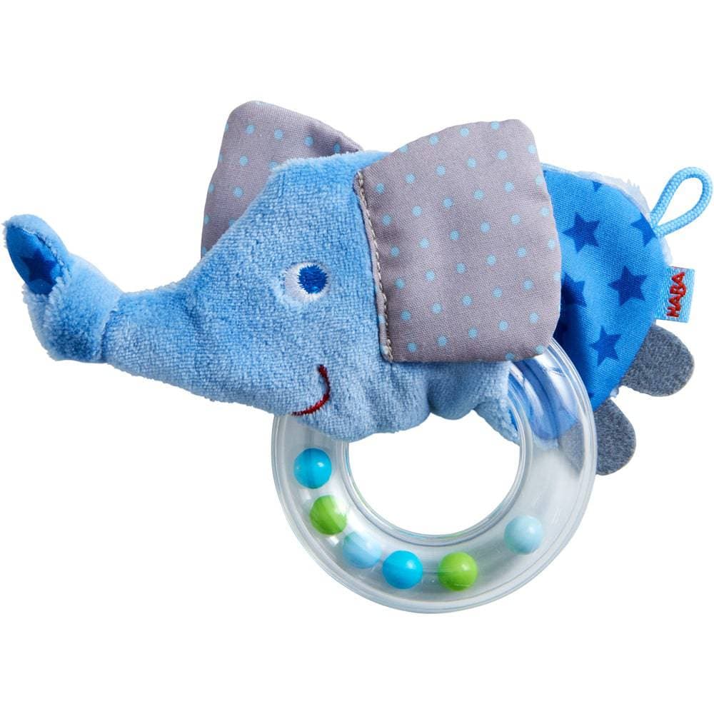 Elephant Rattle with Removable Teething Ring - HABA USA
