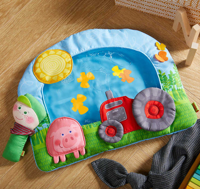 On the Farm Water Play Mat Tummy Time Activity - HABA USA