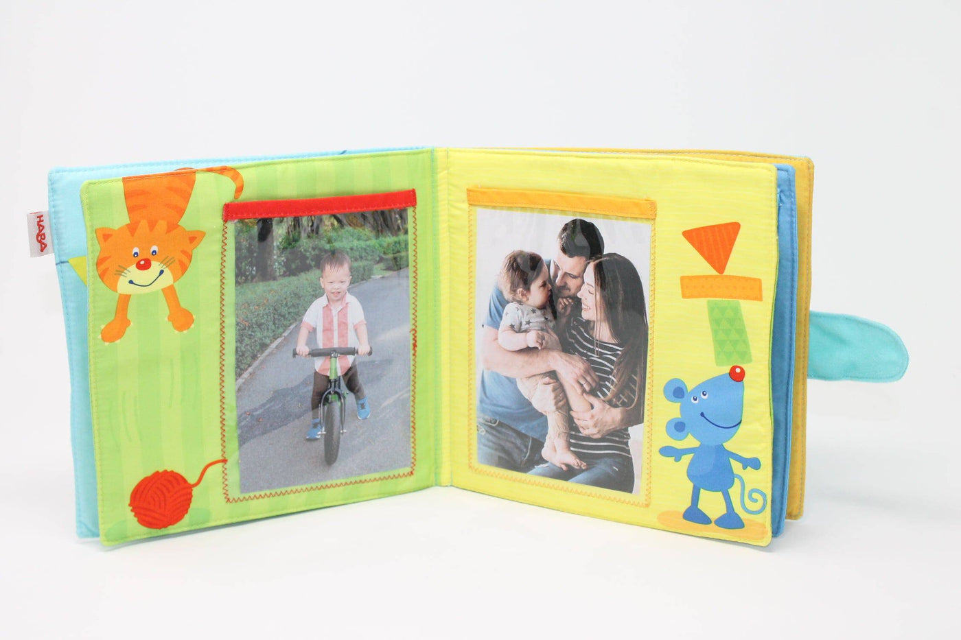 Playmates Soft Fabric Baby Photo Album - HABA USA