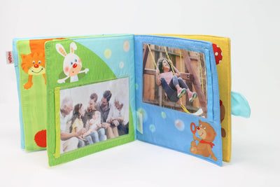 Playmates Soft Fabric Baby Photo Album - HABA USA