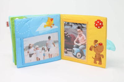 Playmates Soft Fabric Baby Photo Album - HABA USA