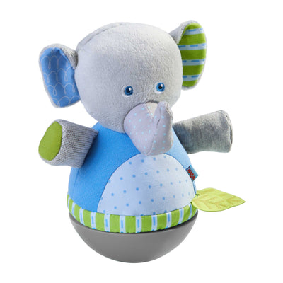 Roly Poly Elephant Wobbling Soft Baby Toy - HABA USA