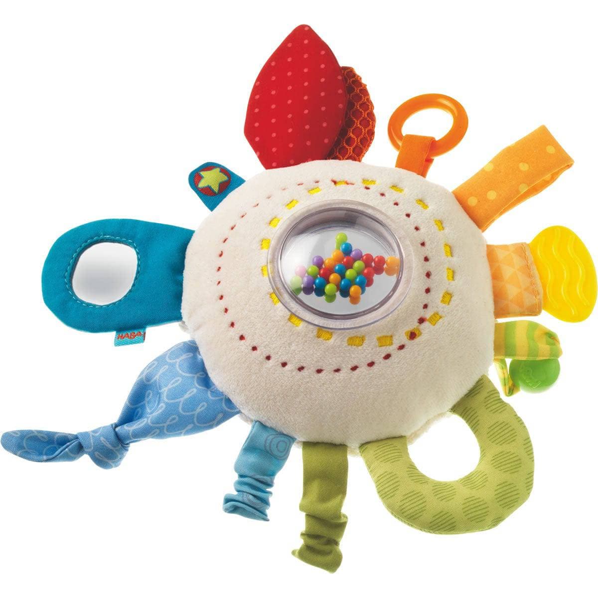 Teether Cuddly Rainbow Round Activity Toy - HABA USA