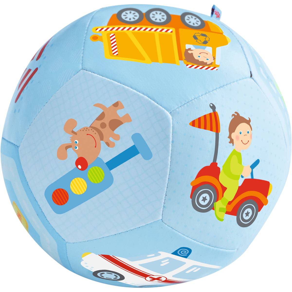 World of Vehicles 5 1/2" Soft Baby Ball - HABA USA