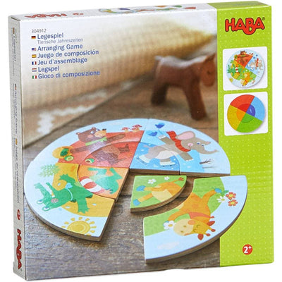 Animal Seasons Wooden Arranging Game - HABA USA