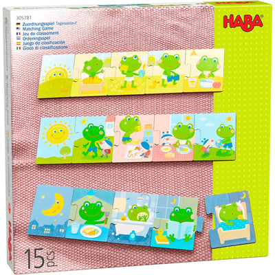 Mr. Froggy's Day Matching Game - HABA USA