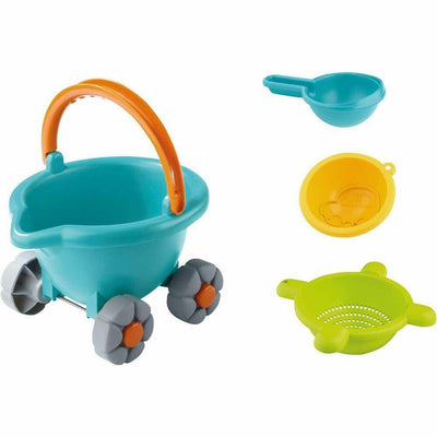 Sand Bucket Scooter 4 Piece Nesting Beach Toy Set - HABA USA