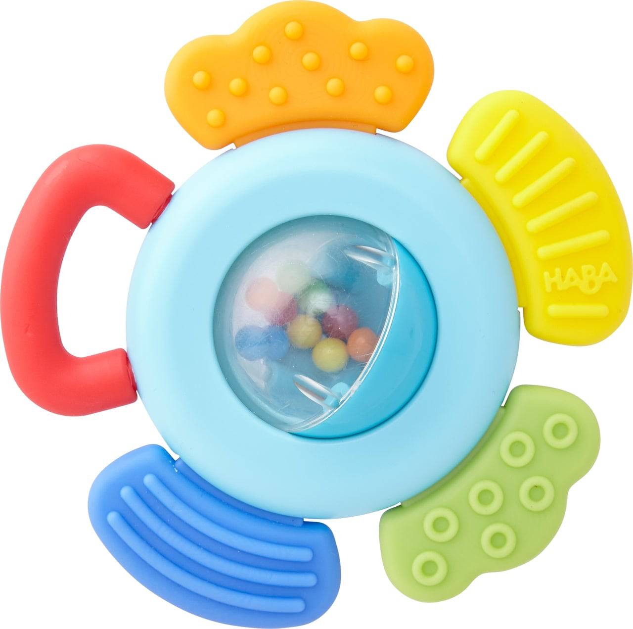 Blossom Plastic Baby Rattle & Teething Toy - HABA USA