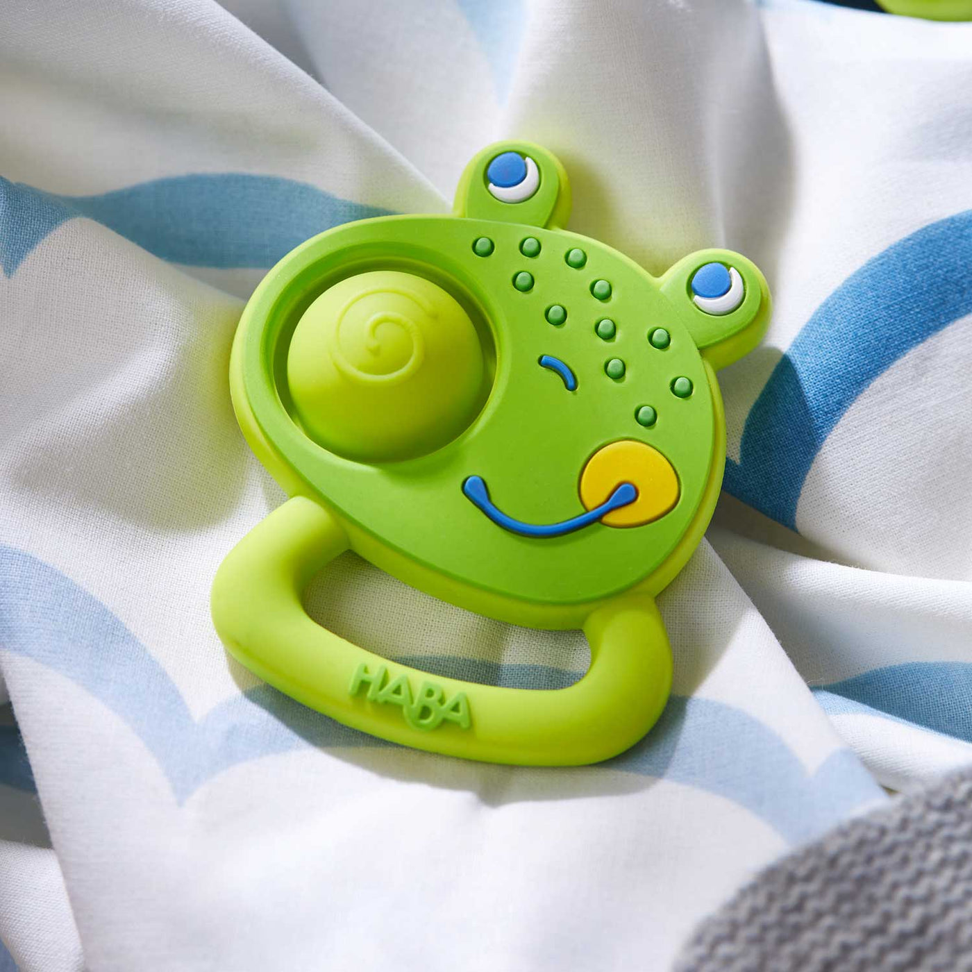 Popping Frog Silicone Teething Toy - HABA USA