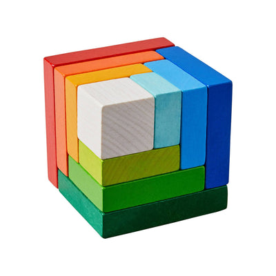 3D Rainbow Cube Arranging Game - HABA USA