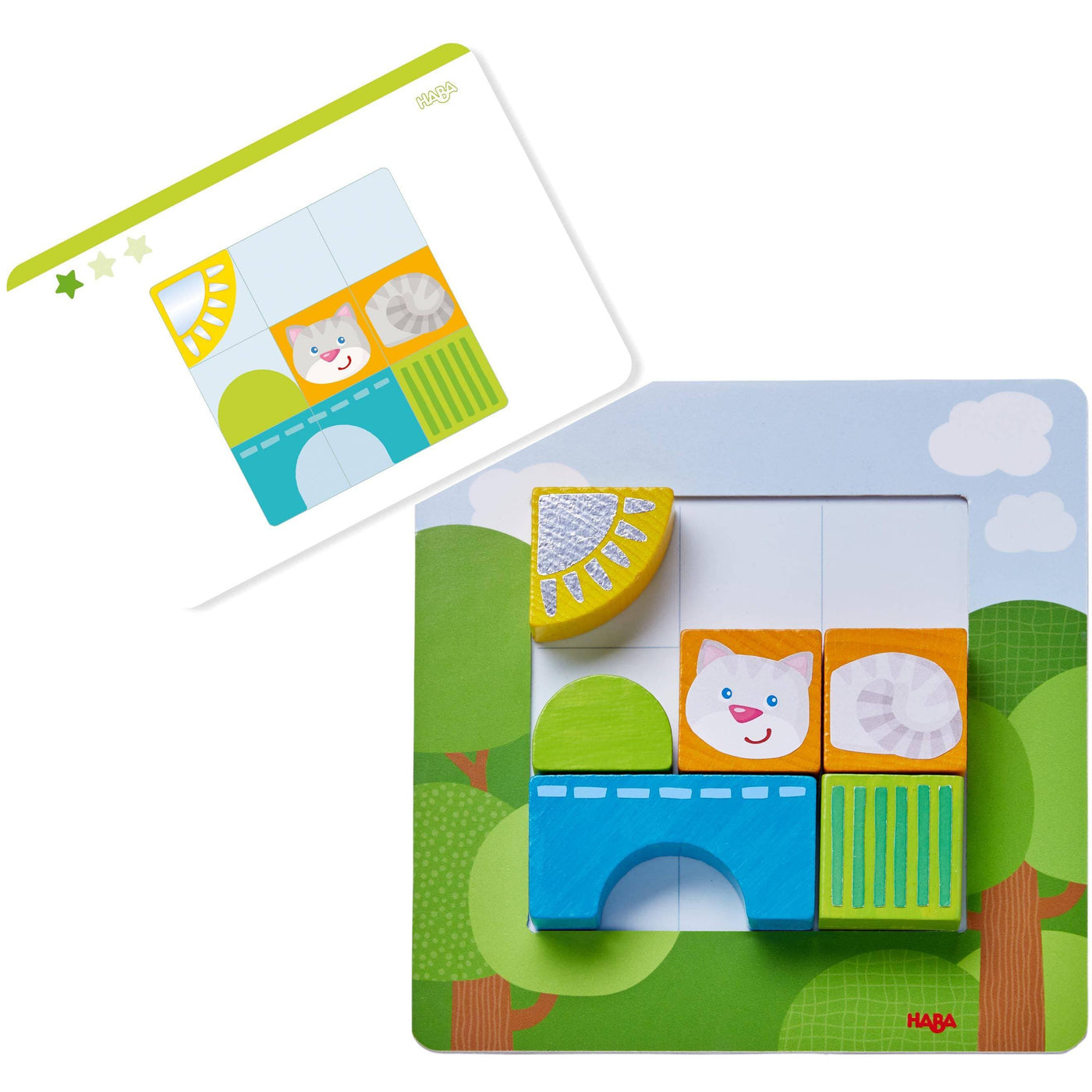 Animal Squares Arranging Game - HABA USA