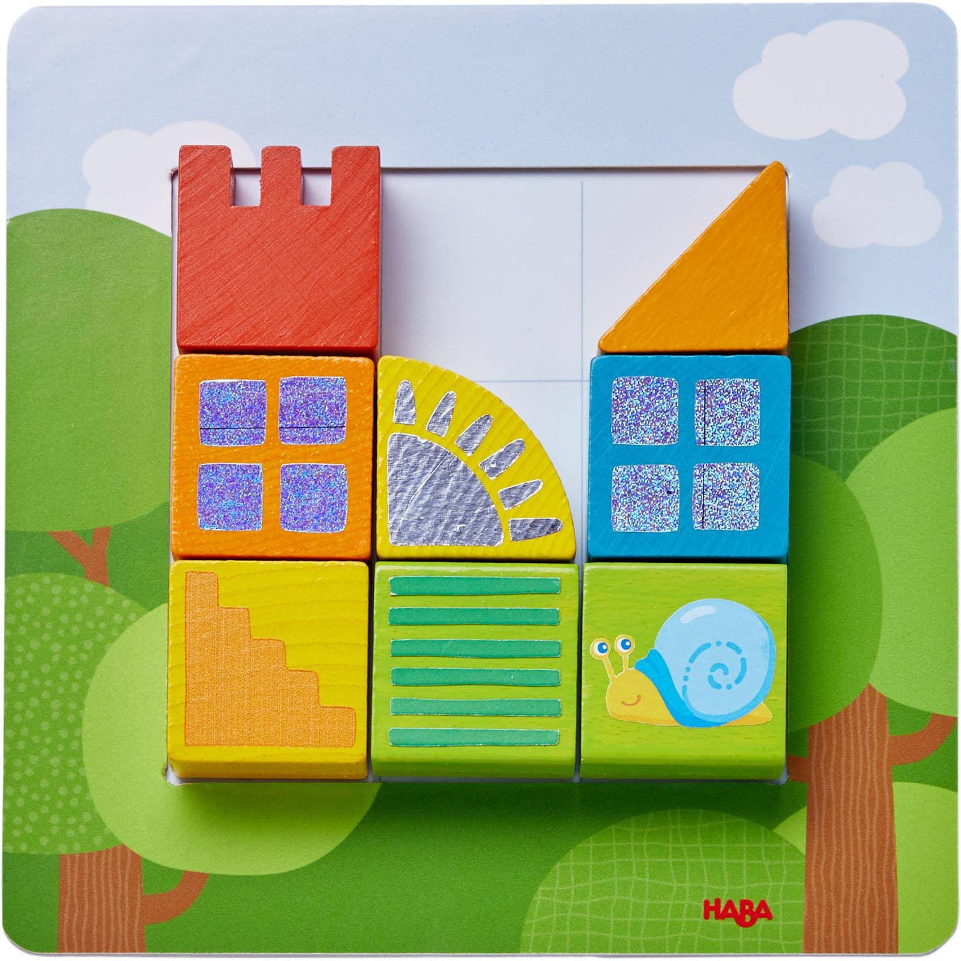 Animal Squares Arranging Game - HABA USA