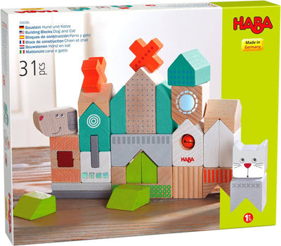 Dog and Cat Building Block Set - HABA USA