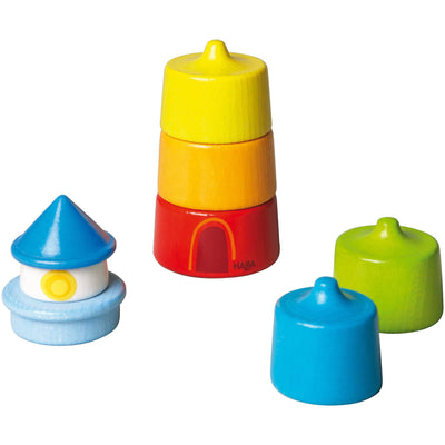 Lighthouse Wooden Rainbow Stacker - HABA USA