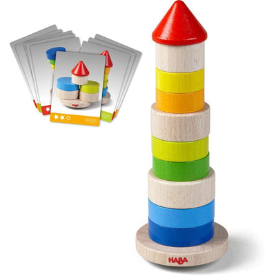 Wobbly Tower Wooden Stacking Game - HABA USA