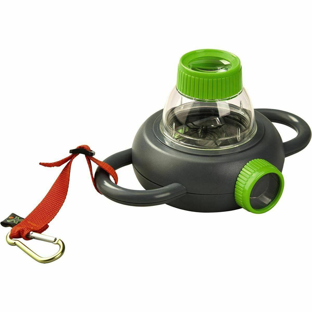 HABA Terra Kids Vaso-Lupa Con Araña De Plástico, Lupa De Aumento 4x Para Explorar La Naturaleza, Juguete De Exterior +3 Años