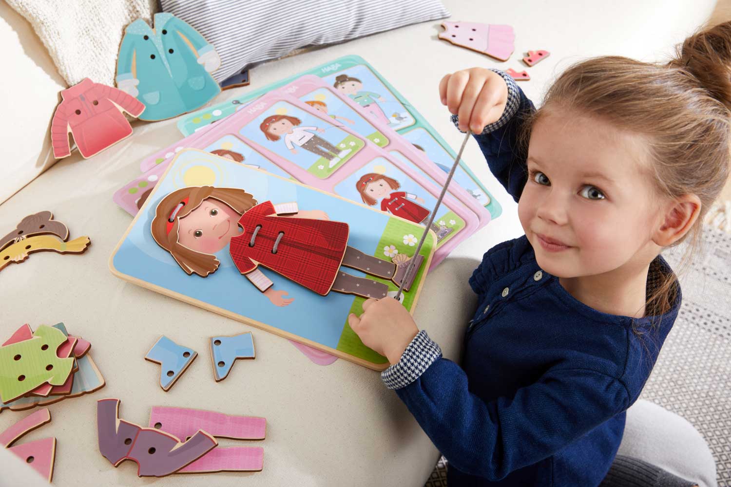 My First Threading Game – Dress Up Fun | HABA USA