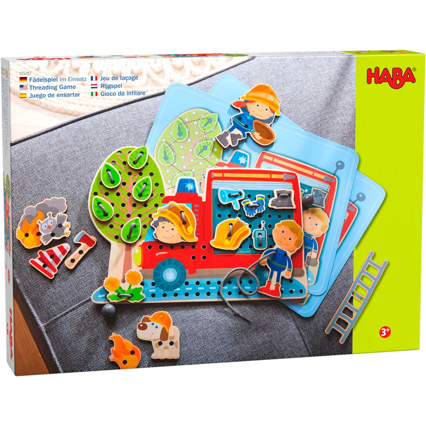 In Action! Threading & Lacing Game - HABA USA