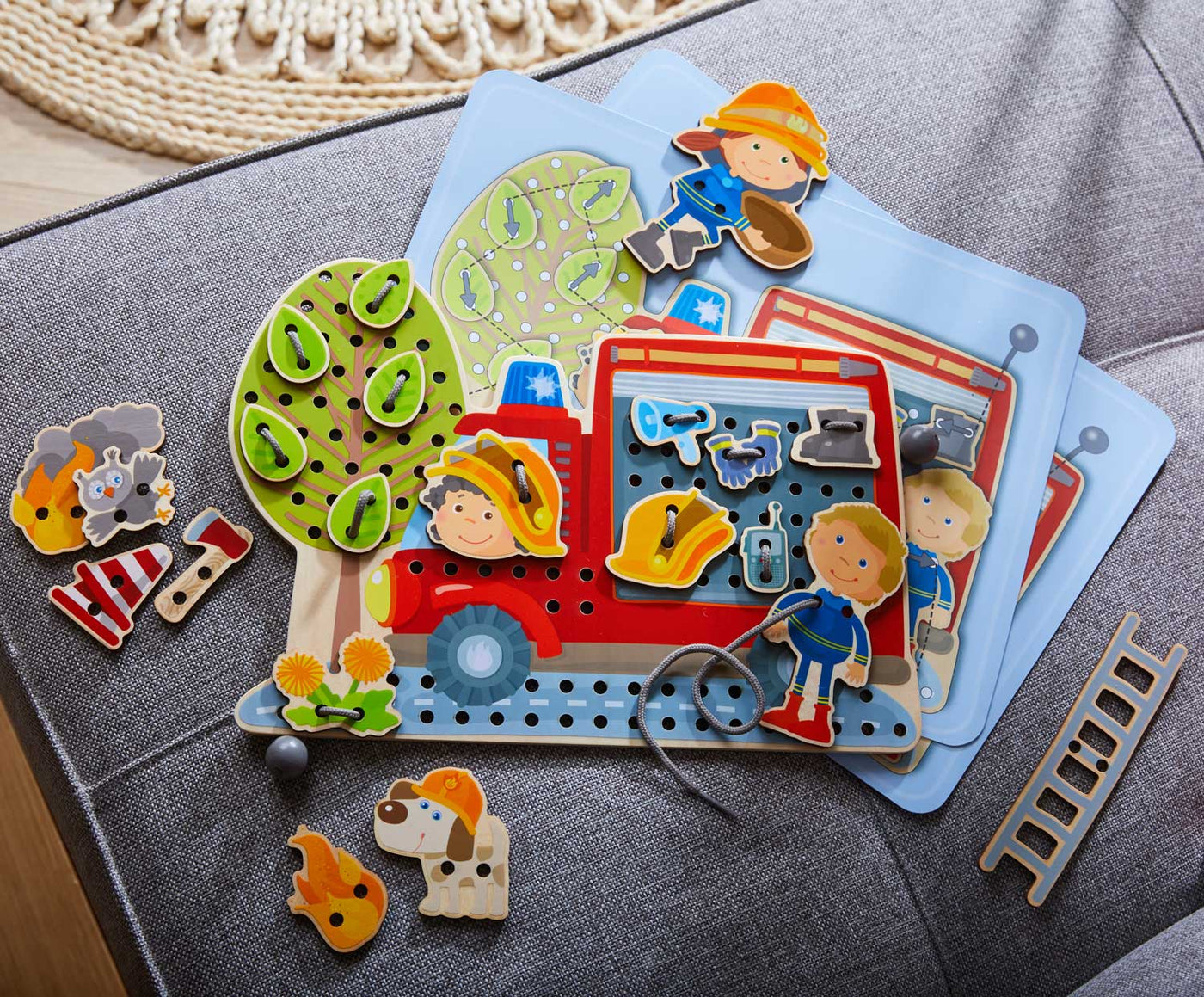 In Action! Threading & Lacing Game | HABA USA