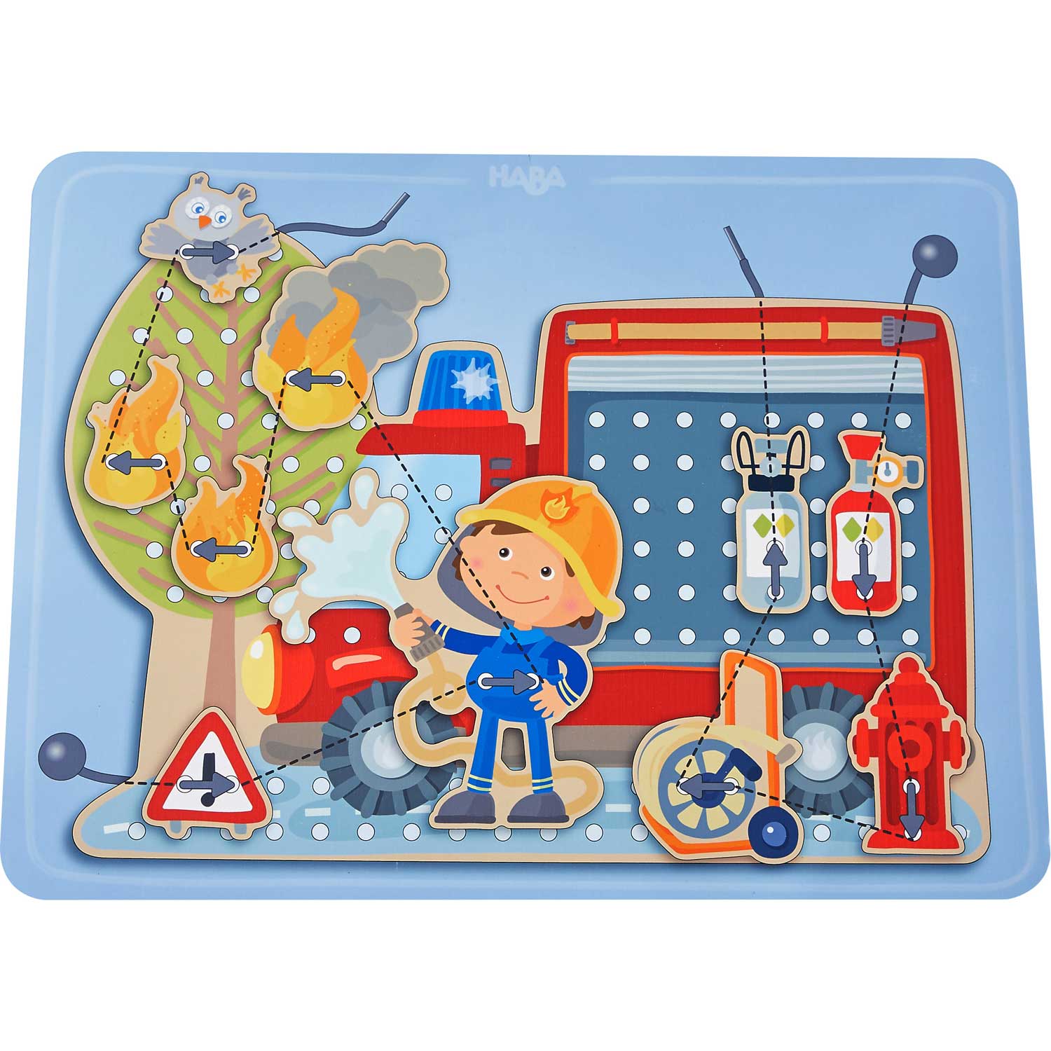 In Action! Threading & Lacing Game | HABA USA