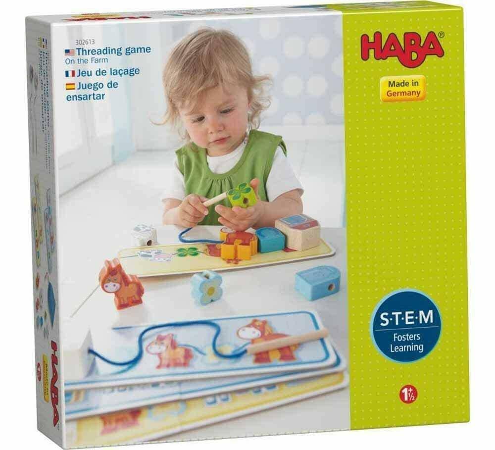 On the Farm Threading Game - HABA USA