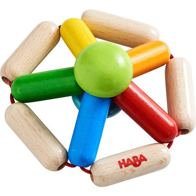 Color Carousel Wooden Baby Rattle - HABA USA