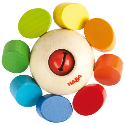 Whirlygig Wooden Rattle & Clutching Toy - HABA USA