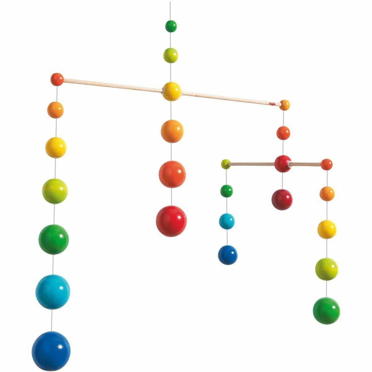 Wooden Mobile Rainbow Balls - HABA USA