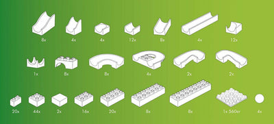 Hubelino Big Building Box (200 pcs) - HABA USA