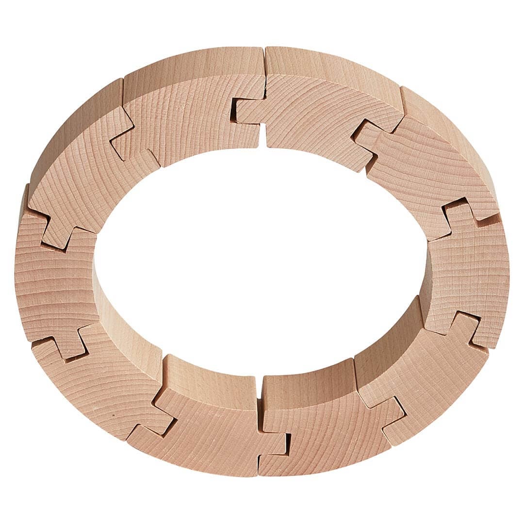 Interlocking Wooden Blocks Construction Set | HABA USA