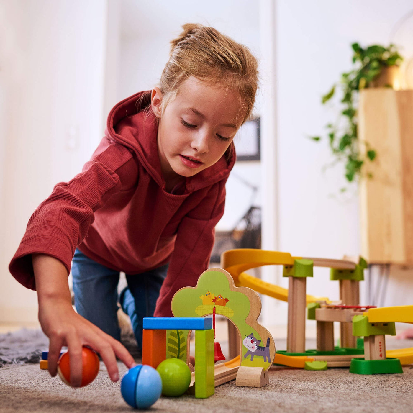 Kullerbu Sim-Sala-Kling Wooden Track Set - HABA USA