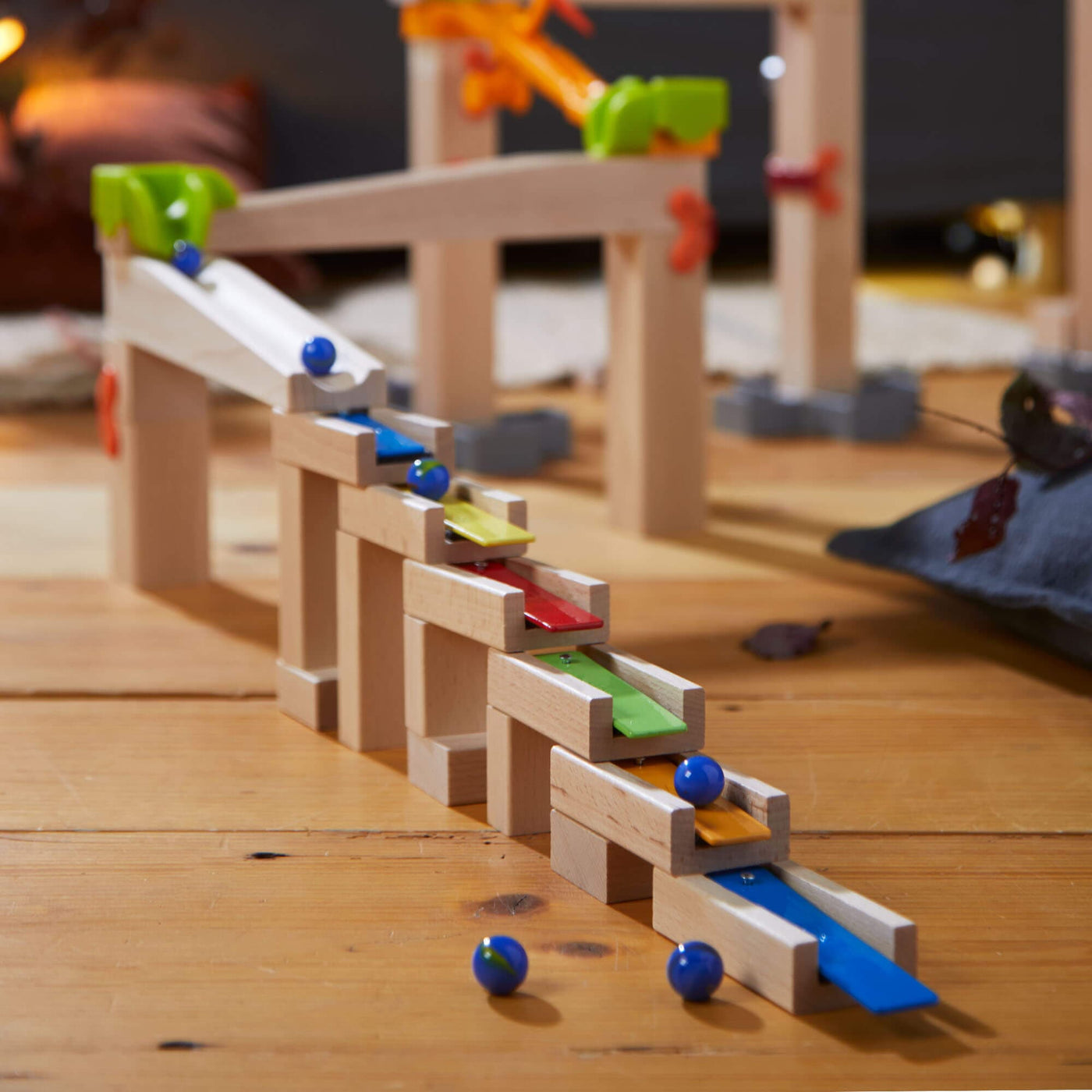 HABA 303052 Kullerbü Marble Run– Expansion Set Intersection- 12 Pieces For Ages 2 And Up Made In Germany HABA 303052 Kullerbü Marble Run– Expansion Set Intersection- 12 Pieces For Ages 2 And Up Made In Germany