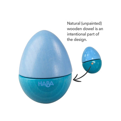 Set of 5 Wooden Musical Eggs - HABA USA