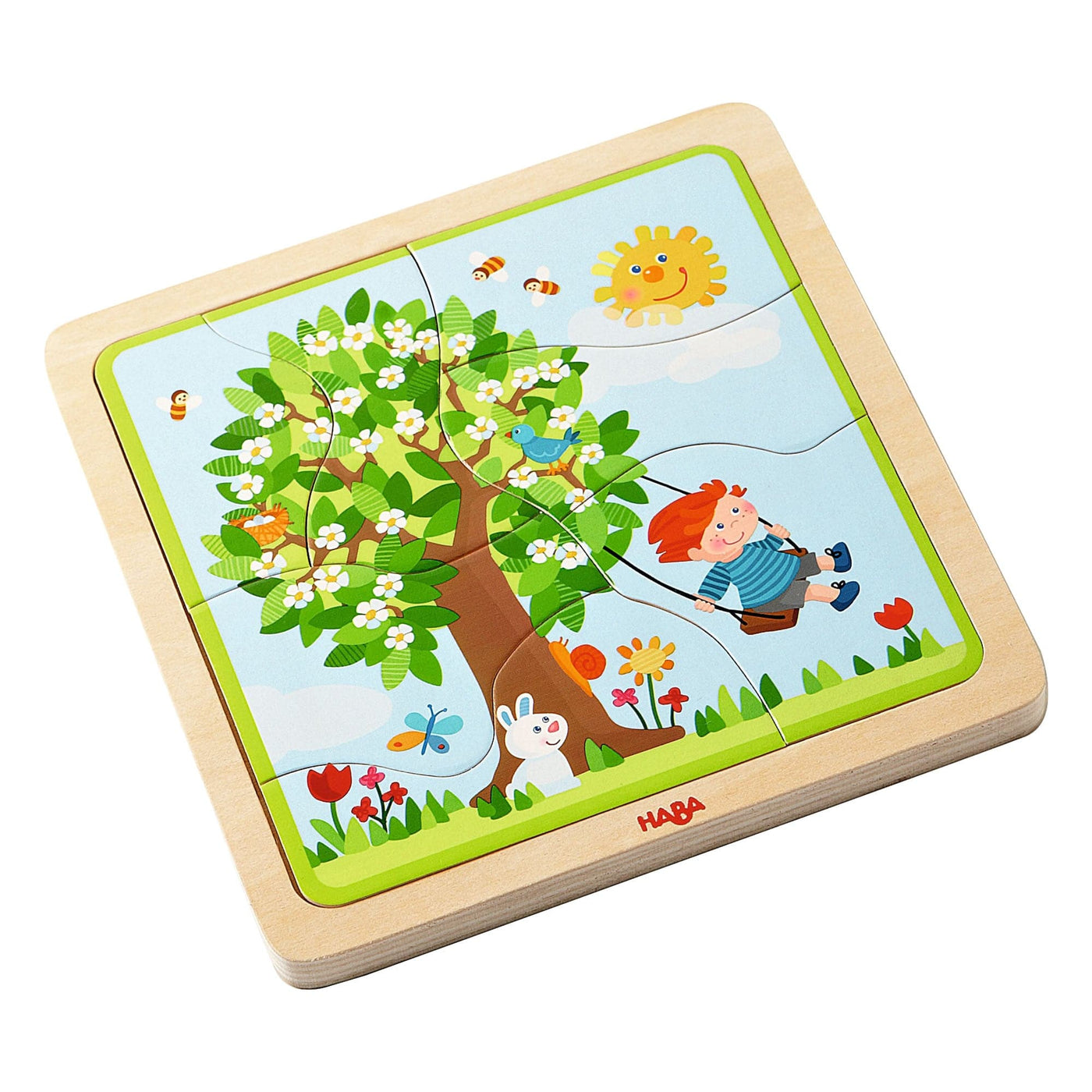 My Time of The Year 4-in-1 Wooden Puzzle - HABA USA