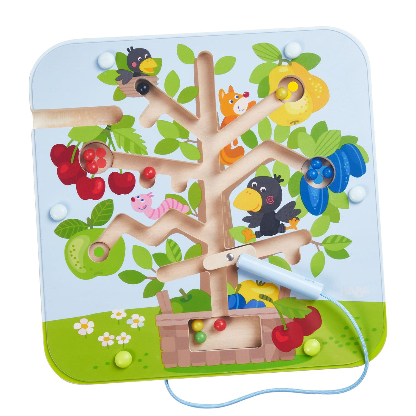 Orchard Maze Magnetic Sorting Game - HABA USA