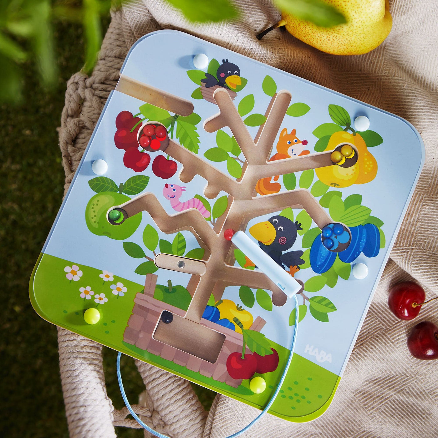 Orchard Maze Magnetic Sorting Game - HABA USA