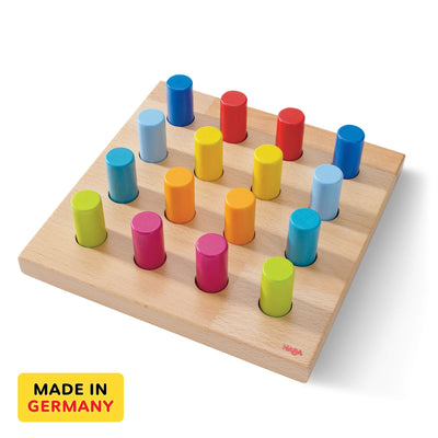 Rainbow Whirls Pegging Game - HABA USA